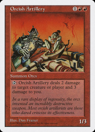 Orcish Artillery [Fifth Edition] | Dumpster Cat Games