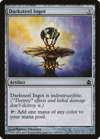 Darksteel Ingot [Commander 2011] | Dumpster Cat Games