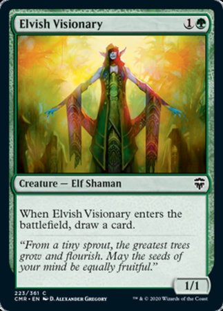 Elvish Visionary [Commander Legends] | Dumpster Cat Games