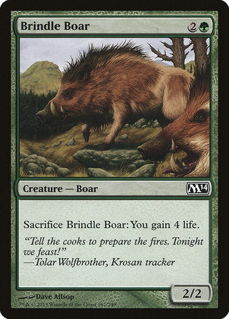 Brindle Boar [Magic 2014] | Dumpster Cat Games