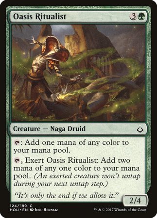 Oasis Ritualist [Hour of Devastation] | Dumpster Cat Games
