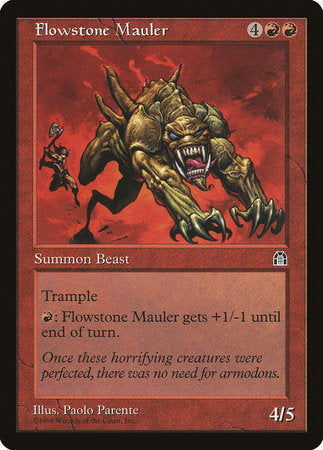 Flowstone Mauler [Stronghold] | Dumpster Cat Games