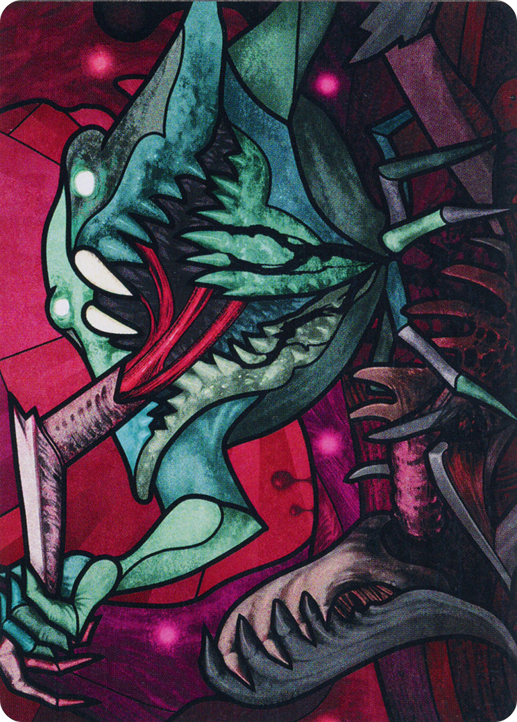Yargle, Glutton of Urborg Art Card [March of the Machine Art Series] | Dumpster Cat Games