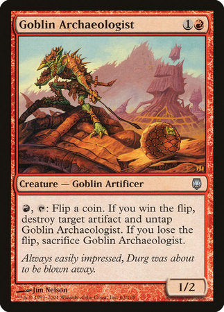 Goblin Archaeologist [Darksteel] | Dumpster Cat Games