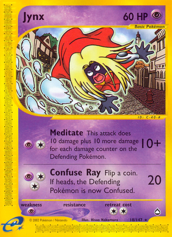Jynx (18/147) [Aquapolis] | Dumpster Cat Games