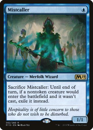 Mistcaller [Core Set 2019] | Dumpster Cat Games