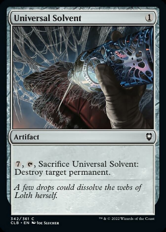 Universal Solvent [Commander Legends: Battle for Baldur's Gate] | Dumpster Cat Games