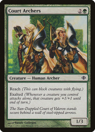 Court Archers [Shards of Alara] | Dumpster Cat Games