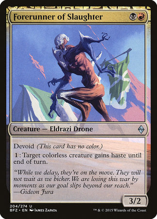 Forerunner of Slaughter [Battle for Zendikar] | Dumpster Cat Games
