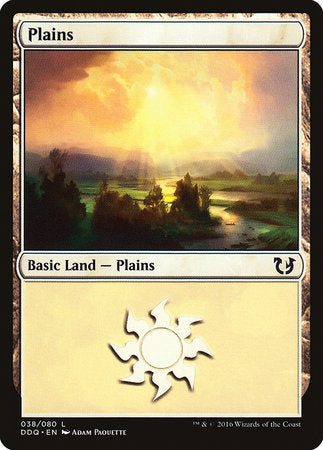 Plains (38) [Duel Decks: Blessed vs. Cursed] | Dumpster Cat Games