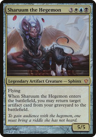 Sharuum the Hegemon (Commander 2013) [Commander 2013 Oversized] | Dumpster Cat Games