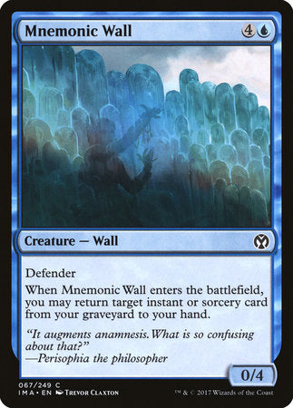 Mnemonic Wall [Iconic Masters] | Dumpster Cat Games