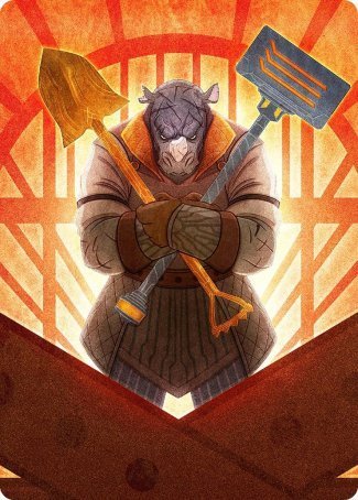 Mr. Orfeo, the Boulder Art Card [Streets of New Capenna Art Series] | Dumpster Cat Games