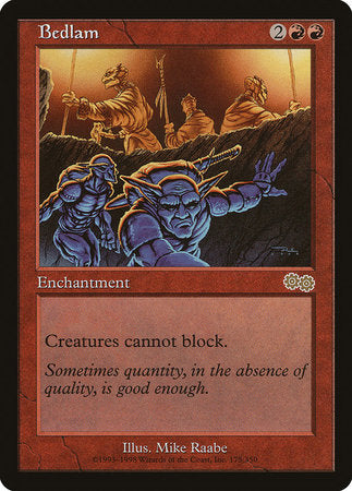 Bedlam [Urza's Saga] | Dumpster Cat Games