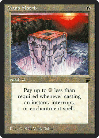 Mana Matrix [Legends] | Dumpster Cat Games