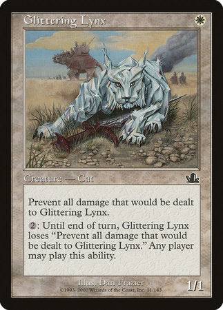 Glittering Lynx [Prophecy] | Dumpster Cat Games