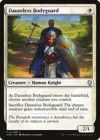 Dauntless Bodyguard [Dominaria] | Dumpster Cat Games