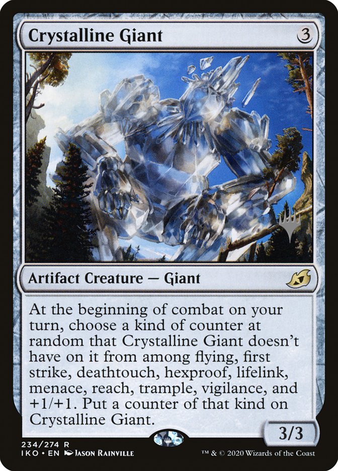 Crystalline Giant (Promo Pack) [Ikoria: Lair of Behemoths Promos] | Dumpster Cat Games