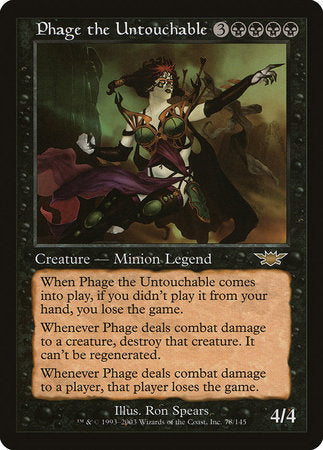 Phage the Untouchable [Legions] | Dumpster Cat Games