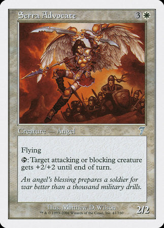 Serra Advocate [Seventh Edition] | Dumpster Cat Games