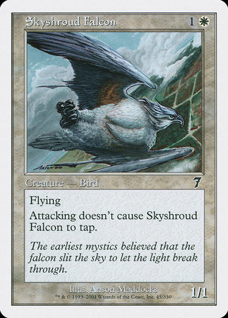 Skyshroud Falcon [Seventh Edition] | Dumpster Cat Games