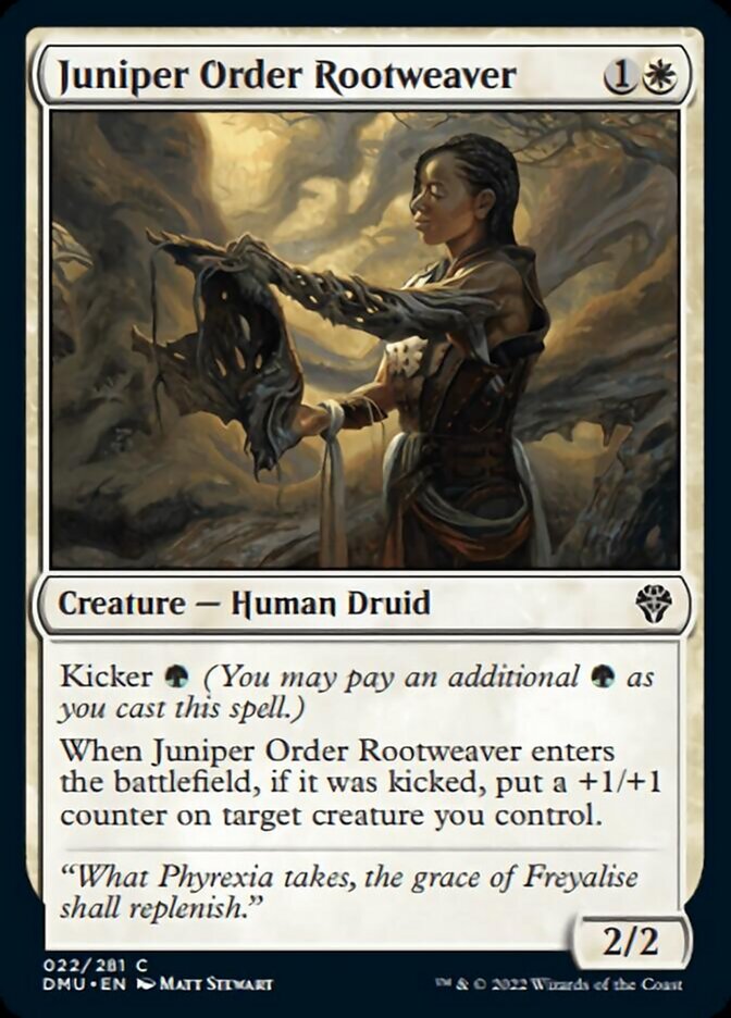 Juniper Order Rootweaver [Dominaria United] | Dumpster Cat Games