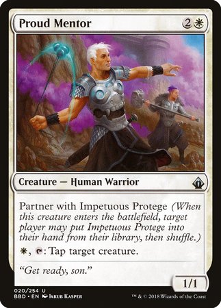 Proud Mentor [Battlebond] | Dumpster Cat Games