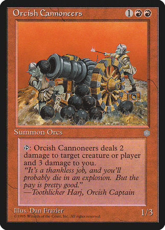 Orcish Cannoneers [Ice Age] | Dumpster Cat Games