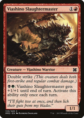 Viashino Slaughtermaster [Modern Masters 2015] | Dumpster Cat Games