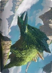 Yasharn, Implacable Earth Art Card [Zendikar Rising Art Series] | Dumpster Cat Games