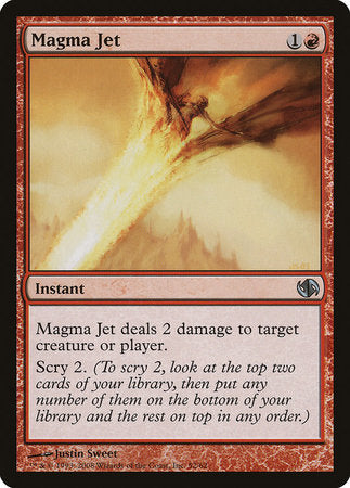Magma Jet [Duel Decks: Jace vs. Chandra] | Dumpster Cat Games