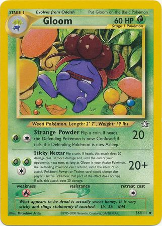 Gloom (36/111) [Neo Genesis Unlimited] | Dumpster Cat Games