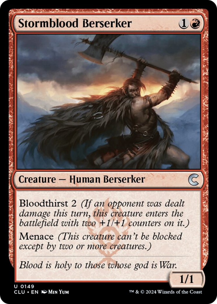 Stormblood Berserker [Ravnica: Clue Edition] | Dumpster Cat Games