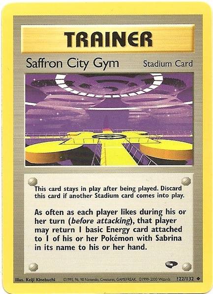 Saffron City Gym (122/132) [Gym Challenge Unlimited] | Dumpster Cat Games