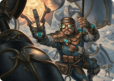 Powerstone Engineer Art Card [The Brothers' War Art Series] | Dumpster Cat Games