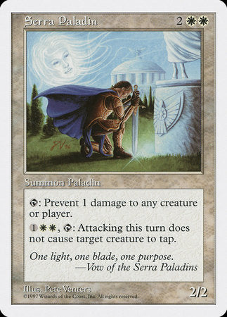 Serra Paladin [Fifth Edition] | Dumpster Cat Games