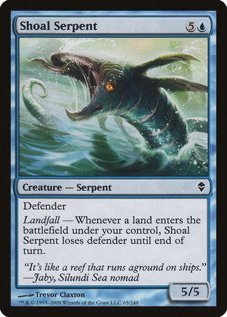 Shoal Serpent [Zendikar] | Dumpster Cat Games