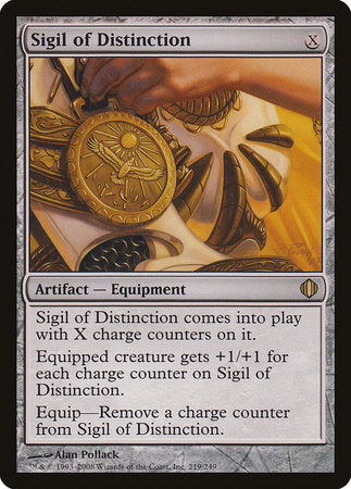 Sigil of Distinction [Shards of Alara] | Dumpster Cat Games