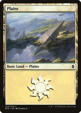 Plains (254) [Battle for Zendikar] | Dumpster Cat Games