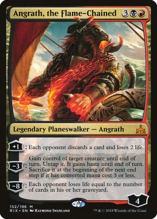 Angrath, the Flame-Chained [Rivals of Ixalan] | Dumpster Cat Games