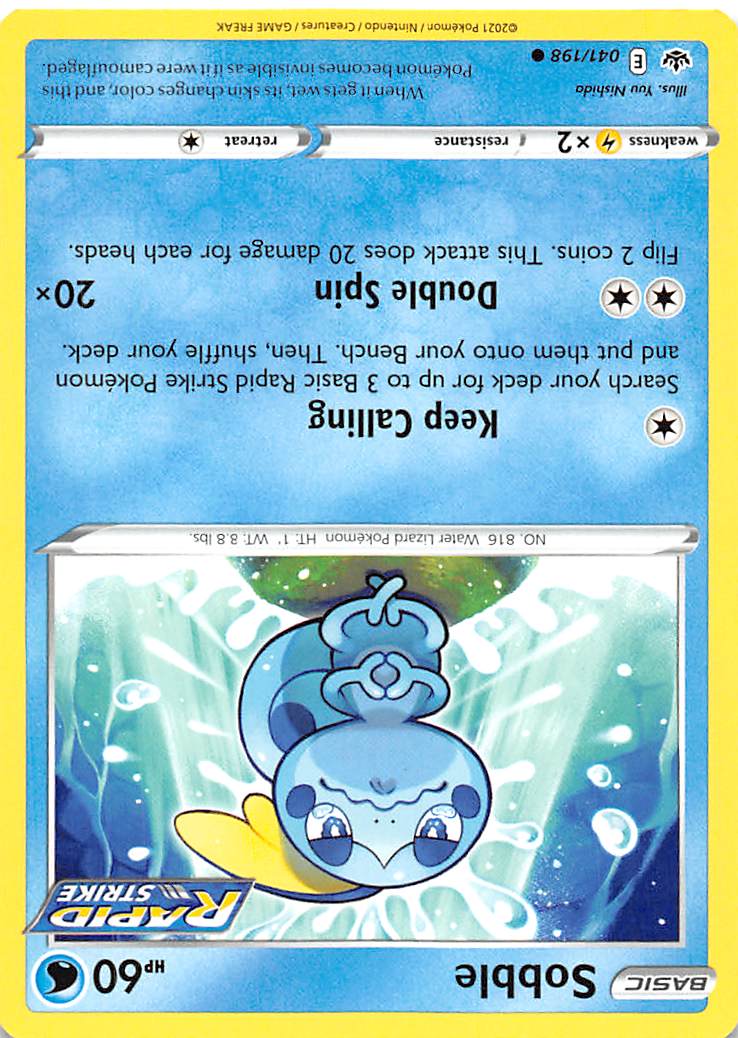 Sobble (041/198) [Sword & Shield: Chilling Reign] | Dumpster Cat Games