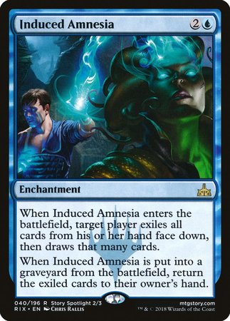Induced Amnesia [Rivals of Ixalan] | Dumpster Cat Games