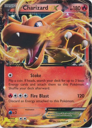 Charizard EX (11/106) (Jumbo Card) [XY: Flashfire] | Dumpster Cat Games