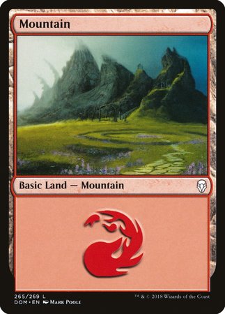 Mountain (265) [Dominaria] | Dumpster Cat Games