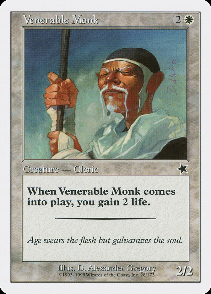 Venerable Monk [Starter 1999] | Dumpster Cat Games