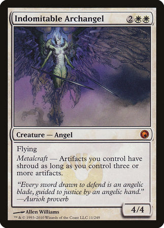 Indomitable Archangel [Scars of Mirrodin] | Dumpster Cat Games