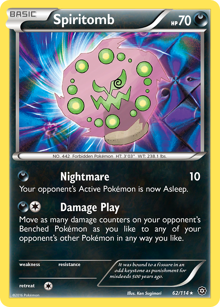 Spiritomb (62/114) [XY: Steam Siege] | Dumpster Cat Games
