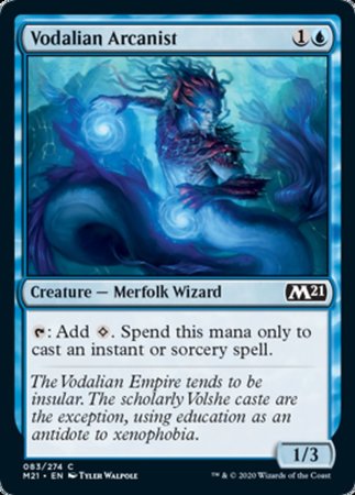Vodalian Arcanist [Core Set 2021] | Dumpster Cat Games