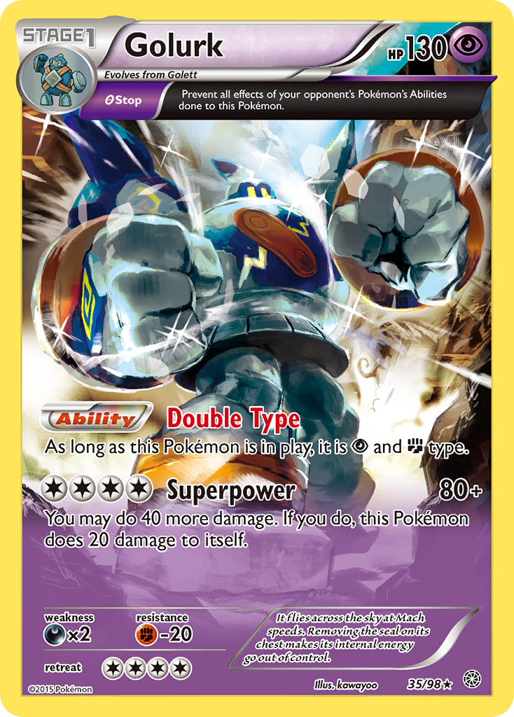 Golurk (35/98) [XY: Ancient Origins] | Dumpster Cat Games