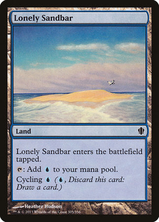 Lonely Sandbar [Commander 2013] | Dumpster Cat Games
